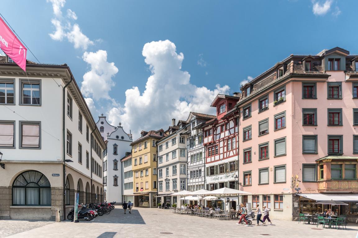 Altstadt St. Gallen, Strassenaufnahme